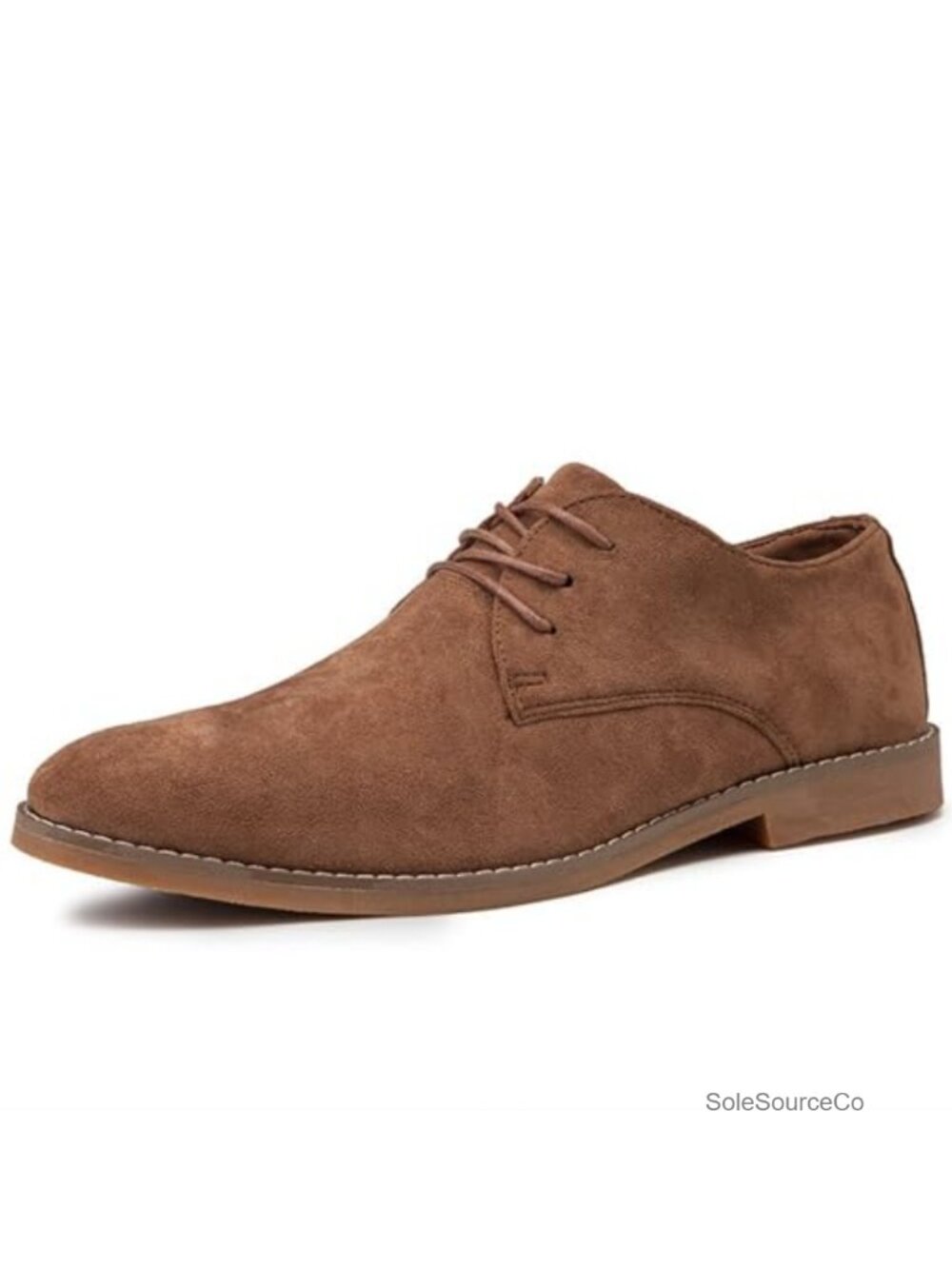 Men's Suede Pointed Toe Oxford Dress Shoes Wingtip Business Casual